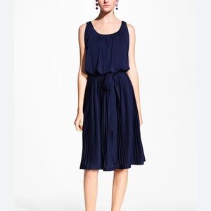 Brooks Brother Navy Midi Dress